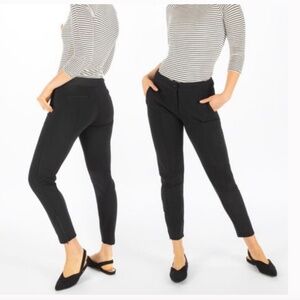 Betabrand Black Cigarette Slim Dress Yoga Pant M